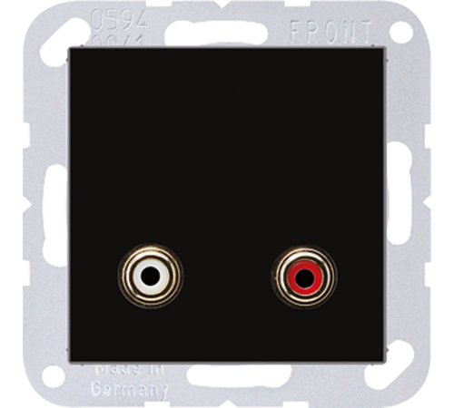 2x Cinch Audio (RCA) MAA1021SW Jung