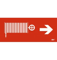 Этикетка самокл. 330х140мм "Пож. кран/стр. направо"  LPC10-1-33-14-PKNAPR  IEK