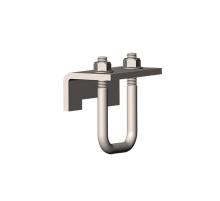 (ПОД ЗАКАЗ) Крепеж к металлическим балкам 90 мм, толщ. 6,0 мм гальван. Цинк  КМБ-90-6,0-ЭЦ  OSTEC