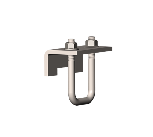 (ПОД ЗАКАЗ) Крепеж к металлическим балкам 90 мм, толщ. 6,0 мм гальван. Цинк  КМБ-90-6,0-ЭЦ  OSTEC