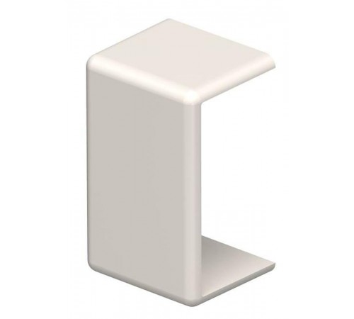 Стыковая накладка кабельного канала WDK 10x20 мм (ПВХ,кремовый) (WDK HS10020CW)  6152007  OBO Bettermann