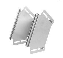 Угол вертикальный внешний 90 градусов Стандарт INOX (AISI 304) 150х100  PR16.2993  Промрукав