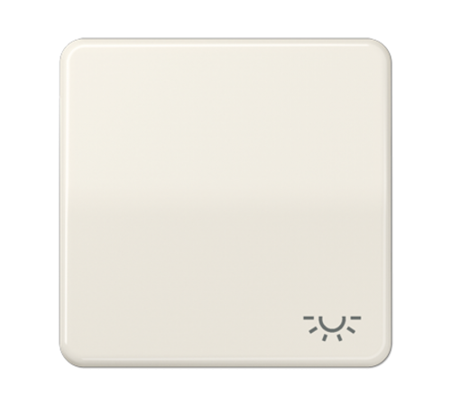 Клавиша ударопрочная с символом "освещение"; слоновая кость  CD590BFL  Jung