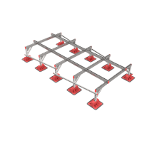 Опорная конструкция для установки оборудования TECHNORAPTOR LIGHTFOOT 1500х3000 тип 3  KM-TR-LTF-SSEI-1500-3000-3  КМ - профиль
