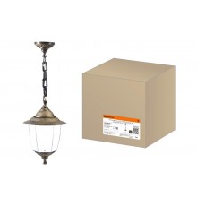 Светильник садово-парковый Прага Эл-11-70Б 60 Вт Е27 подвесной бронза, прозрачный плафон TDM  SQ0330-0529  TDM
