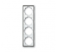 Рамка 4-постовая, серия impuls, цвет хром  1754-0-4136   2CKA001754A4136  ABB