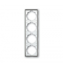 Рамка 4-постовая, серия impuls, цвет хром  1754-0-4136   2CKA001754A4136  ABB