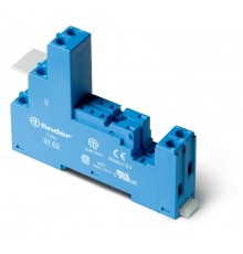 Розетка с винтовыми клеммами (с зажимной клетью) для реле 46.52; применяются модули 86.30, 99.02  9702SMA  Finder