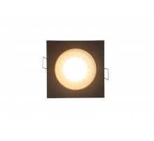 Светильник светодиодный встраиваемый DK3015-BK влагозащищенный IP 44, 50Вт, GU10, черный, алюминий  DK3015-BK  DENKIRS