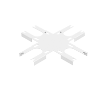 X-cоединение Mercury Mall IP54 комплект: 1шт RAL9003 белый муар  V4-R0-00.0009.MIP-0003  VARTON