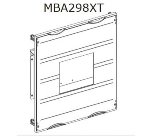 Модуль для Tmax MCCB XT6,3/4P, ширина 2, высота 4, MBA298XT  2CPX043418R9999  ABB