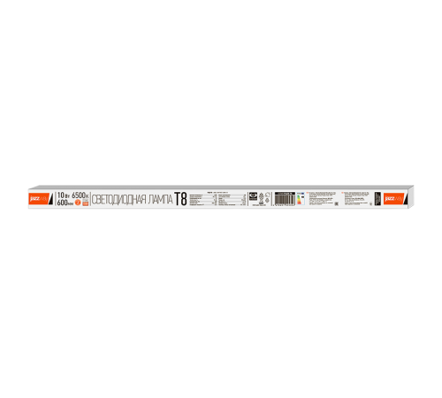 Лампа светодиодная LED 10Вт G13 220В 6500К PLED T8 - 600GL FROST трубчатая  1025326  Jazzway