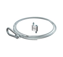 Подвес тросовый QWT SK 2 3M G с карабином и фиксатором, 2,0х3000 мм ( QWT SK 2 3M G )  1450827  OBO Bettermann