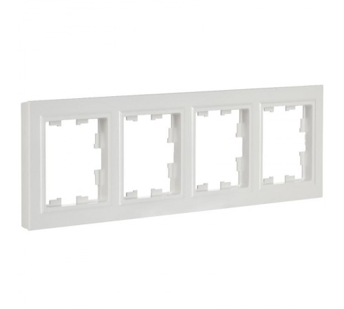 BRITE Рамка 4-ая РУ-4-БрБ белый  BR-M42-K01  IEK