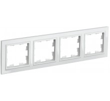 BRITE Рамка 4-ая РУ-4-БрБ белый  BR-M42-K01  IEK