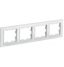 BRITE Рамка 4-ая РУ-4-БрБ белый  BR-M42-K01  IEK