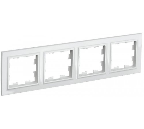 BRITE Рамка 4-ая РУ-4-БрБ белый  BR-M42-K01  IEK