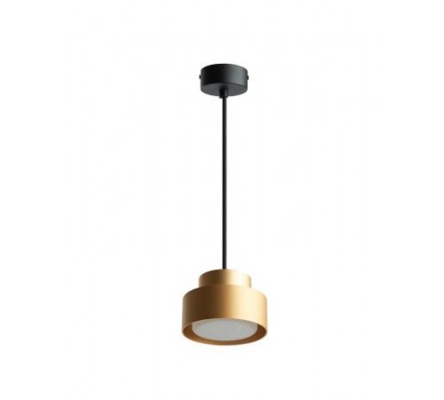 Светильник потолочный на подвесе GX53 12W 230V, золото D75*H110 HL3678  48411  FERON