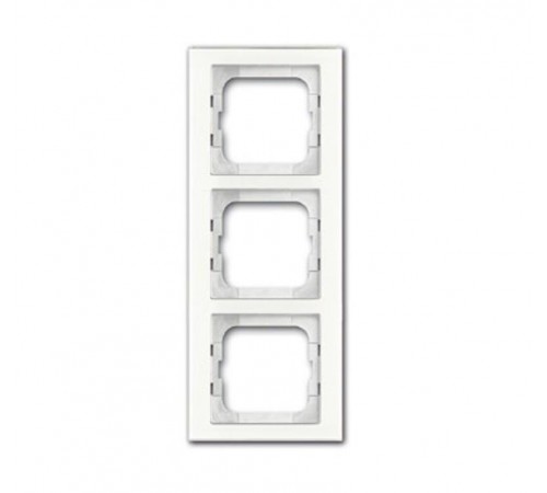 Рамка 3-постовая, серия axcent, цвет белое стекло  1754-0-4439   2CKA001754A4439  ABB