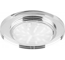 Светильник потолочный встраиваемый под лампу GX53 4060-2 15W 230V GX53, без лампы, прозрачный  20157  FERON
