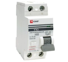 Выключатель дифференциальный (УЗО) ВД-100 2п 80А 30мА (эл-мех) PROximа  elcb-2-80-30-em-pro  EKF (замена - E1026M8030)