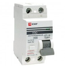 Выключатель дифференциальный (УЗО) ВД-100 2п 80А 30мА (эл-мех) PROximа  elcb-2-80-30-em-pro  EKF (замена - E1026M8030)