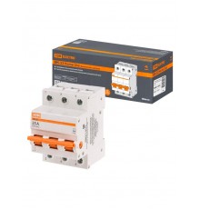 Выключатель нагрузки модульный (мини-рубильник) ВН-32 3P 25A Home Use  SQ0211-0123  TDM