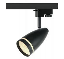 Светильник трековый  TR49 - GU10 BK однофазный под лампу GU10 матовый черный  Б0054162  ЭРА