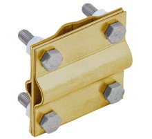 Зажим заземл. крест. стержень-пол./прут. латунь  ZGC33-40-1-16-40  IEK