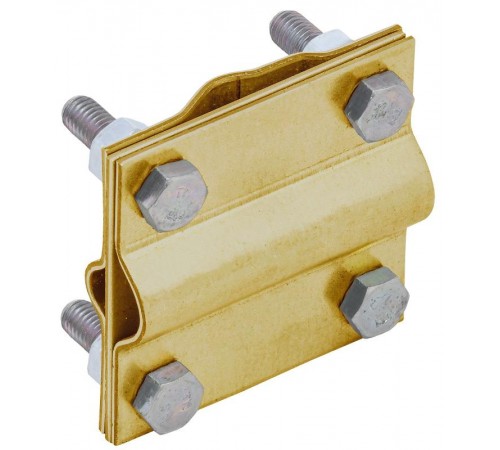Зажим заземл. крест. стержень-пол./прут. латунь  ZGC33-40-1-16-40  IEK