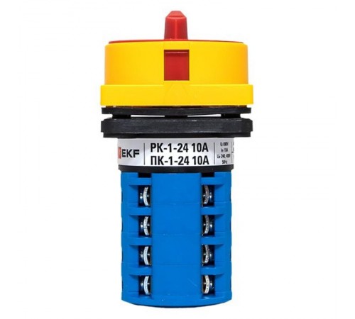 Переключатель кулачковый ПК-1-24 10А 4P "1-0-2" с блокировкой IP65  PROxima pk-1-24-10-a65 EKF