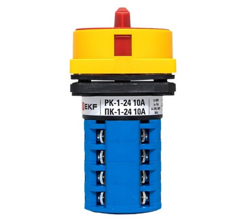 Переключатель кулачковый ПК-1-24 10А 4P "1-0-2" с блокировкой IP65  PROxima pk-1-24-10-a65 EKF