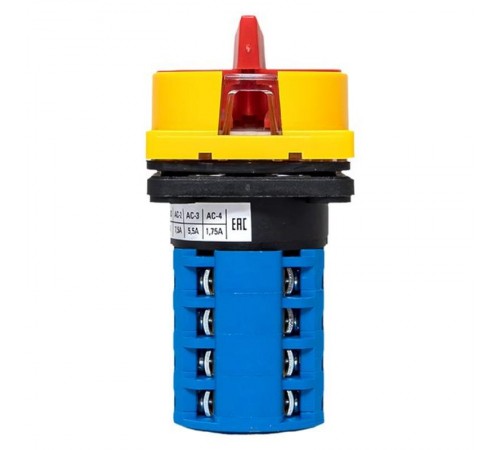 Переключатель кулачковый ПК-1-24 10А 4P "1-0-2" с блокировкой IP65  PROxima pk-1-24-10-a65 EKF