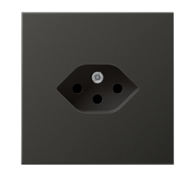 Швейцарская розетка, антрацит  AL1520-13SEVAN  Jung