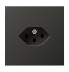 Швейцарская розетка, антрацит  AL1520-13SEVAN  Jung