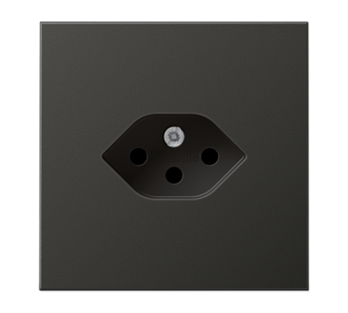 Швейцарская розетка, антрацит  AL1520-13SEVAN  Jung