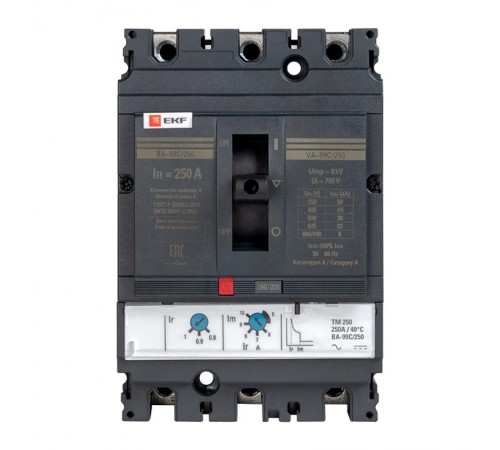 Выключатель автоматический ВА-99C (Compact NS) 250/250А 3P 45кА EKF PROxima  mccb99C-250-250  EKF