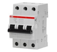 Выключатель автоматический трехполюсный SH203 40А C 6кА (SH203 C 40)  2CDS213001R0404  ABB