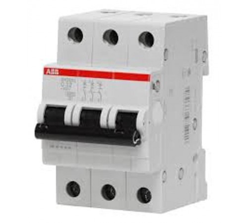 Выключатель автоматический трехполюсный SH203 40А C 6кА (SH203 C 40)  2CDS213001R0404  ABB