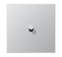 Центральная плата для выключателей, 1 пост, 1 тумблер, конус; металл; алюминий; LS1912  AL12-0K0  Jung