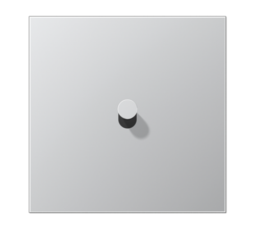 Центральная плата для выключателей, 1 пост, 1 тумблер, конус; металл; алюминий; LS1912  AL12-0K0  Jung