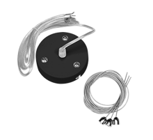 Комплект для подвеса светильников Nimbus и DL черный RAL9005мр, длина троса 4 м  V4-A0-90.0040.CBL-0000  VARTON