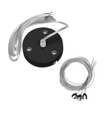 Комплект для подвеса светильников Nimbus и DL черный RAL9005мр, длина троса 4 м  V4-A0-90.0040.CBL-0000  VARTON