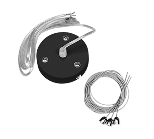 Комплект для подвеса светильников Nimbus и DL черный RAL9005мр, длина троса 4 м  V4-A0-90.0040.CBL-0000  VARTON