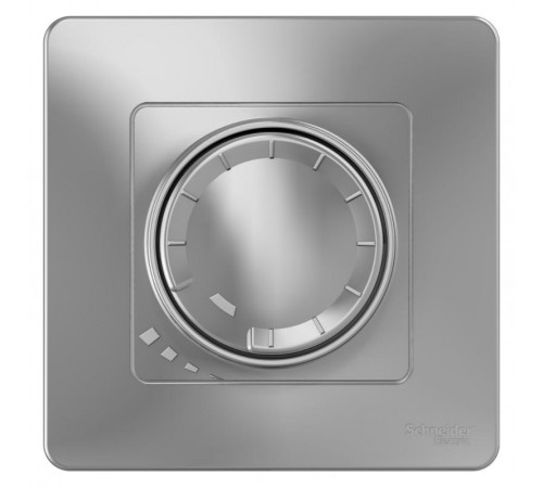 Blanca Алюминий С/У Светорегулятор (диммер) поворотно-нажимной 400Вт  BLNSS040013  SE