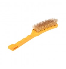 Щетка по металлу с пластиковой ручкой 6 ряд. 260 мм  KR-91-1237  Kranz