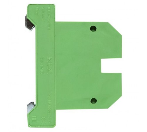 Колодка клеммная ЕК-6/40 JXB земля (аналог БЗН) EKF PROxima  plc-ek-6/40  EKF