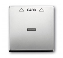 Плата центральная (накладка) для механизма карточного выключателя 2025 U, серия pur/сталь  1710-0-3757   2CKA001710A3757  ABB