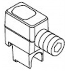 DRX 125 HP Комплект из 3 штук торцевых зажимов большой емкости 3П  669318  Legrand