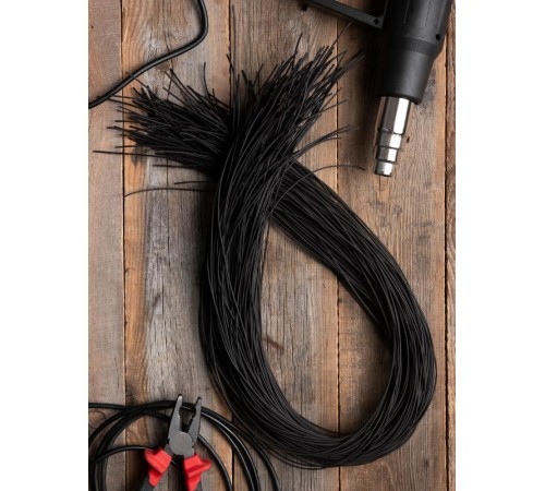 Термоусаживаемая трубка ТУТ нг 1.5/0.75 черная в отрезках по 1м PROxima  tut-1.5-b-1m  EKF